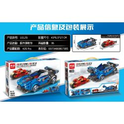 MINGDI LEIBAO 10129 non  XE PHÓNG bộ đồ chơi xếp lắp ráp ghép mô hình Racers Đua Tốc Độ 426 khối