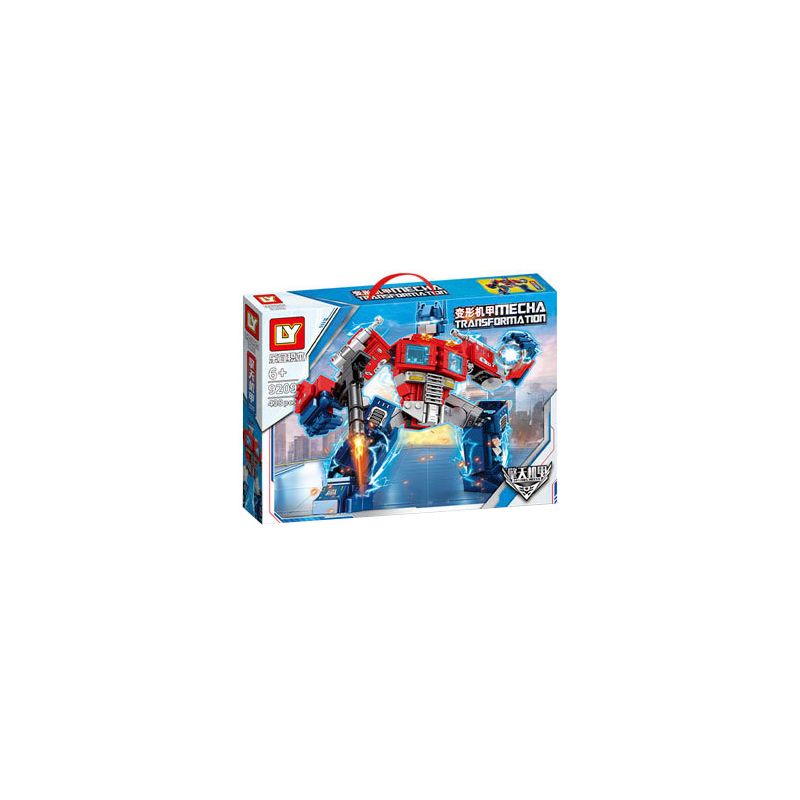LY 9209 non  CƠ KHÍ BIẾN HÌNH THANH THIÊN bộ đồ chơi xếp lắp ráp ghép mô hình Movie & Game MECHA TRANSFORMATION Phim Và Trò Chơi 438 khối