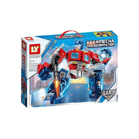 LY 9209 non  CƠ KHÍ BIẾN HÌNH THANH THIÊN bộ đồ chơi xếp lắp ráp ghép mô hình Movie & Game MECHA TRANSFORMATION Phim Và Trò Chơi 438 khối
