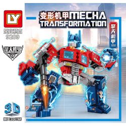 LY 9209 non  CƠ KHÍ BIẾN HÌNH THANH THIÊN bộ đồ chơi xếp lắp ráp ghép mô hình Movie & Game MECHA TRANSFORMATION Phim Và Trò Chơi 438 khối