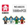 LE YI 68235 non  ÁO GIÁP LỬA ĐỎ NGỌN RỒNG bộ đồ chơi xếp lắp ráp ghép mô hình NINJA 1868 khối