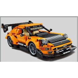 LE YI 86002 non  XE KÉO PORSCHE 964 tỷ lệ 1:16 bộ đồ chơi xếp lắp ráp ghép mô hình Creator Sáng Tạo 702 khối