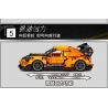 LE YI 86002 non  XE KÉO PORSCHE 964 tỷ lệ 1:16 bộ đồ chơi xếp lắp ráp ghép mô hình Creator Sáng Tạo 702 khối