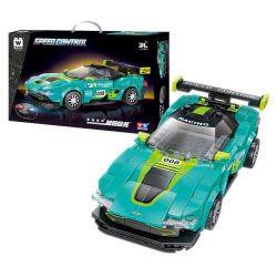 WISE BLOCK AULDEY HA389173 389173 non  SIÊU XE ĐIỀU KHIỂN TỪ XA AURORA bộ đồ chơi xếp lắp ráp ghép mô hình Racers Đua Tốc Độ 222 khối