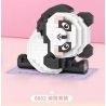 LOZ 8802 non  LIÊN MINH THÚ CƯNG DỄ THƯƠNG GẤU TRÚC YOGA bộ đồ chơi xếp lắp ráp ghép mô hình CUTE PET ALLIANCE
