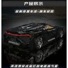MouldKing 13163 13163S Mould King 13163 13163S non  ÂM THANH CỦA ĐÊM BUGATTI bộ đồ chơi xếp lắp ráp ghép mô hình  BUGATTI LA VOITURE NOIRE Kỹ Thuật Công Nghệ Cao Mô Hình Phương Tiện 4688 khối
