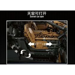 MouldKing 13163 13163S Mould King 13163 13163S non  ÂM THANH CỦA ĐÊM BUGATTI bộ đồ chơi xếp lắp ráp ghép mô hình  BUGATTI LA VOITURE NOIRE Kỹ Thuật Công Nghệ Cao Mô Hình Phương Tiện 4688 khối