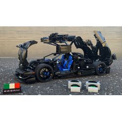 CHUANGPINLE HY01 MouldKing 13182 Mould King 13182 REBRICKABLE MOC-142670 142670 MOC142670 non  HUAYRA tỷ lệ 1:8 bộ đồ chơi xếp lắp ráp ghép mô hình  PAGANI HUAYRA Kỹ Thuật Công Nghệ Cao Mô Hình Phương Tiện 4802 khối