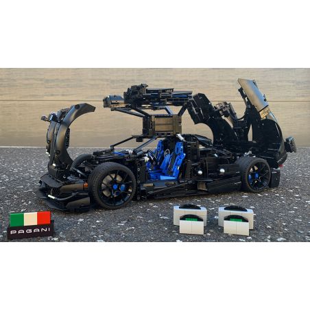 CHUANGPINLE HY01 MouldKing 13182 Mould King 13182 REBRICKABLE MOC-142670 142670 MOC142670 non  HUAYRA tỷ lệ 1:8 bộ đồ chơi xếp lắp ráp ghép mô hình  PAGANI HUAYRA Kỹ Thuật Công Nghệ Cao Mô Hình Phương Tiện 4802 khối