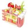 SEMBO 615030 non  HÀNH TINH KẸO NGÔI NHÀ GIẢI TRÍ STRAWBERRY VELVET BÁNH ẤM ÁP bộ đồ chơi xếp lắp ráp ghép mô hình 228 khối