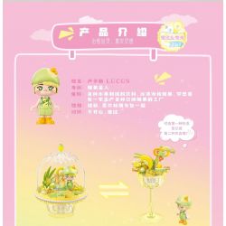 SEMBO 615026 non  THÚ CƯNG DỄ THƯƠNG ĐÔNG LẠNH ĐÈN BÁNH PUDDING CHANH PHÔ MAI bộ đồ chơi xếp lắp ráp ghép mô hình 101 khối