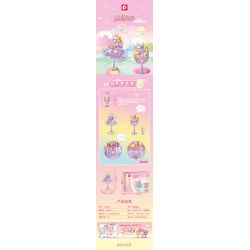 SEMBO 615025 non  THÚ CƯNG DỄ THƯƠNG ĐÔNG LẠNH ĐÈN BÁNH PUDDING LẤP LÁNH MẶT TRỜI ẤM ÁP NHO bộ đồ chơi xếp lắp ráp ghép mô hình 106 khối