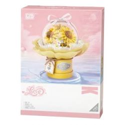 LOZ 1299 non  BÓ HOA BOBO BALL SINH RA HƯỚNG VỀ PHÍA MẶT TRỜI bộ đồ chơi xếp lắp ráp ghép mô hình Creator Sáng Tạo 510 khối