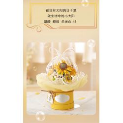 LOZ 1299 non  BÓ HOA BOBO BALL SINH RA HƯỚNG VỀ PHÍA MẶT TRỜI bộ đồ chơi xếp lắp ráp ghép mô hình Creator Sáng Tạo 510 khối