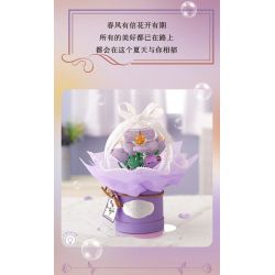 LOZ 1297 non  BÓ HOA BOBO YU NHÌN THẤY VẺ ĐẸP bộ đồ chơi xếp lắp ráp ghép mô hình Creator Sáng Tạo 272 khối