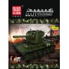 MouldKing 20026 Mould King 20026 non  XE TĂNG HẠNG NẶNG KV-2 bộ đồ chơi xếp lắp ráp ghép mô hình Military Army Quân Sự Bộ Đội