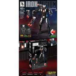 RENZAIMA 795 non  CỖ MÁY CHIẾN TRANH bộ đồ chơi xếp lắp ráp ghép mô hình Super Heroes WAR MACHINE Siêu Nhân Anh Hùng 585 khối