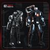RENZAIMA 795 non  CỖ MÁY CHIẾN TRANH bộ đồ chơi xếp lắp ráp ghép mô hình Super Heroes WAR MACHINE Siêu Nhân Anh Hùng 585 khối