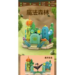 AREA-X AX0503 0503 non  CLICK CASTLE KHU RỪNG MÊ HOẶC bộ đồ chơi xếp lắp ráp ghép mô hình ENCHANTED FOREST