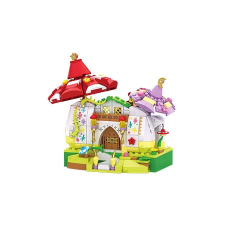 AREA-X AX0502 0502 non  CLICK CASTLE KHU VƯỜN TƯỞNG TƯỢNG bộ đồ chơi xếp lắp ráp ghép mô hình FANTASY GARDEN