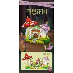 AREA-X AX0502 0502 non  CLICK CASTLE KHU VƯỜN TƯỞNG TƯỢNG bộ đồ chơi xếp lắp ráp ghép mô hình FANTASY GARDEN