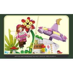 AREA-X AX0502 0502 non  CLICK CASTLE KHU VƯỜN TƯỞNG TƯỢNG bộ đồ chơi xếp lắp ráp ghép mô hình FANTASY GARDEN