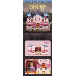 AREA-X AX0500 0500 non  CLICK CASTLE CUỐI TUẦN LƯỜI BIẾNG bộ đồ chơi xếp lắp ráp ghép mô hình LOVELY WEEKEND