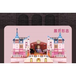 AREA-X AX0500 0500 non  CLICK CASTLE CUỐI TUẦN LƯỜI BIẾNG bộ đồ chơi xếp lắp ráp ghép mô hình LOVELY WEEKEND