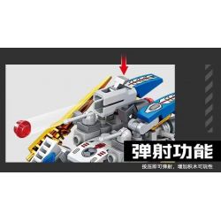 Kazi KY8089 8089 non  TÍCH LŨY SÓI CHẠY NƯỚC RÚT tỷ lệ 1:72 bộ đồ chơi xếp lắp ráp ghép mô hình MECHANICAL BEAST 256 khối