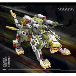 Kazi KY8086 8086 non  TÍCH LŨY SƯ TỬ PHÁO HẠNG NẶNG ĐƯỢC TRANG BỊ MẠNH tỷ lệ 1:72 bộ đồ chơi xếp lắp ráp ghép mô hình MECHANICAL BEAST 288 khối