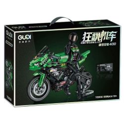 GUDI 70006 non  ĐUA XE ĐẠP NINJA ĐÊM 400 bộ đồ chơi xếp lắp ráp ghép mô hình  Kỹ Thuật Công Nghệ Cao Mô Hình Phương Tiện 908 khối