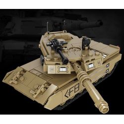 FORANGE FC4002 4002 non  VŨ KHÍ CỦA OVERLORD XE TĂNG TRẠM CHÍNH M1A2 bộ đồ chơi xếp lắp ráp ghép mô hình Military Army M1A2 MAIN BATTLE TANK Quân Sự Bộ Đội 406 khối