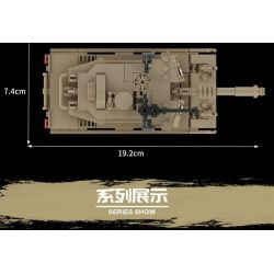 FORANGE FC4002 4002 non  VŨ KHÍ CỦA OVERLORD XE TĂNG TRẠM CHÍNH M1A2 bộ đồ chơi xếp lắp ráp ghép mô hình Military Army M1A2 MAIN BATTLE TANK Quân Sự Bộ Đội 406 khối