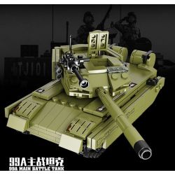 FORANGE FC4001 4001 non  VŨ KHÍ OVERLORD XE TĂNG CHIẾN ĐẤU CHỦ LỰC 99A bộ đồ chơi xếp lắp ráp ghép mô hình Military Army 99A MAIN BATTLE TANK Quân Sự Bộ Đội 391 khối