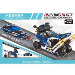 MINGDI LEIBAO 10128 non  XE PHÓNG TỐC ĐỘ bộ đồ chơi xếp lắp ráp ghép mô hình Racers Đua Tốc Độ 428 khối