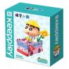 KEEPPLEY K20620 20620 non  CRAYON SHIN-CHAN XE BUÝT TRƯỜNG HỌC MINI CỦA bộ đồ chơi xếp lắp ráp ghép mô hình Movie & Game Phim Và Trò Chơi