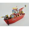 QMAN ENLIGHTEN KEEPPLEY 909 non  TÀU CỨU HỎA LỚN TRÊN BIỂN bộ đồ chơi xếp lắp ráp ghép mô hình City FIRE RESCUE MULTI-FUNCTION SHIP Thành Phố 359 khối