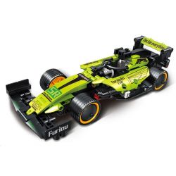 MINGDI LEIBAO K0676 0676 non  PULL-BACK RUSH PHƯƠNG TRÌNH KÉO LÙI CÔNG NGHỆ XE MÀU XANH LÁ CÂY tỷ lệ 1:18 bộ đồ chơi xếp lắp ráp ghép mô hình  Kỹ Thuật Công Nghệ Cao Mô Hình Phương Tiện 285 khối