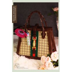 Kazi KY81110 81110 non  TÚI XÁCH TOTE THIẾT KẾ CỔ ĐIỂN bộ đồ chơi xếp lắp ráp ghép mô hình Creator FASHION BAGS Sáng Tạo 1111 khối