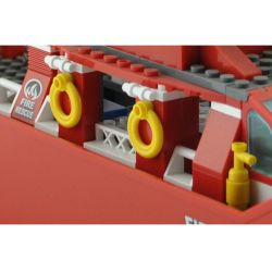 QMAN ENLIGHTEN KEEPPLEY 909 non  TÀU CỨU HỎA LỚN TRÊN BIỂN bộ đồ chơi xếp lắp ráp ghép mô hình City FIRE RESCUE MULTI-FUNCTION SHIP Thành Phố 359 khối