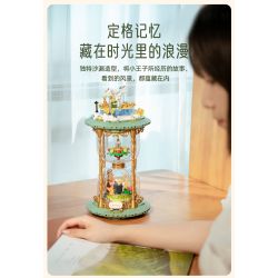 PANTASY 86301 non  ĐỒNG HỒ CÁT THỜI GIAN HOÀNG TỬ BÉ bộ đồ chơi xếp lắp ráp ghép mô hình 800 khối