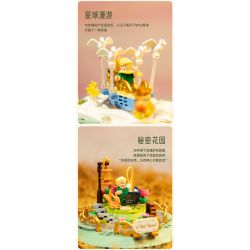 PANTASY 86301 non  ĐỒNG HỒ CÁT THỜI GIAN HOÀNG TỬ BÉ bộ đồ chơi xếp lắp ráp ghép mô hình 800 khối