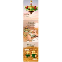 PANTASY 86301 non  ĐỒNG HỒ CÁT THỜI GIAN HOÀNG TỬ BÉ bộ đồ chơi xếp lắp ráp ghép mô hình 800 khối