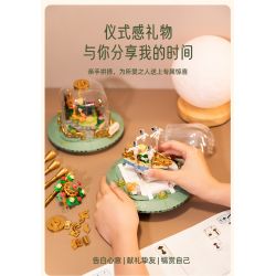 PANTASY 86301 non  ĐỒNG HỒ CÁT THỜI GIAN HOÀNG TỬ BÉ bộ đồ chơi xếp lắp ráp ghép mô hình 800 khối