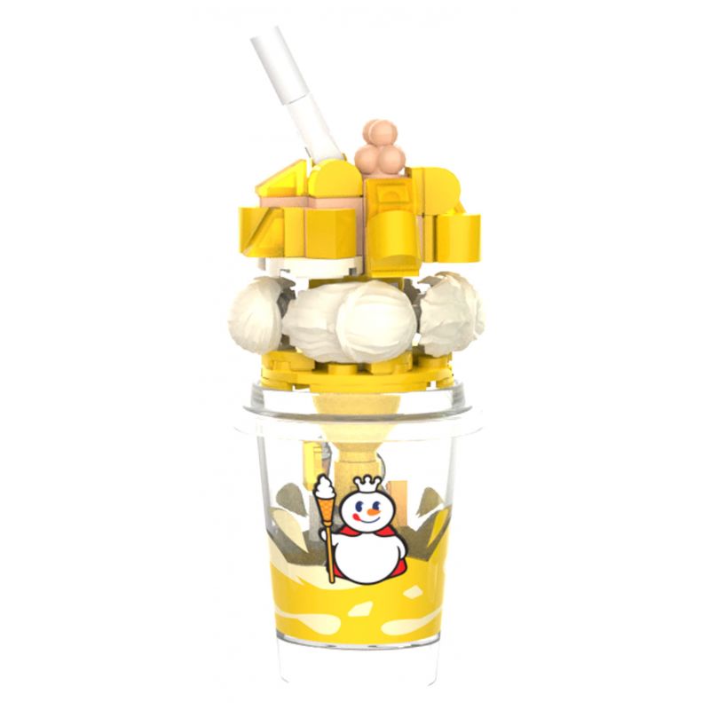 JAKI XWZB-23040 23040 XWZB23040 non  MIXUE BINGCHEN CHÉN XOÀI NGỌT NGÀO bộ đồ chơi xếp lắp ráp ghép mô hình