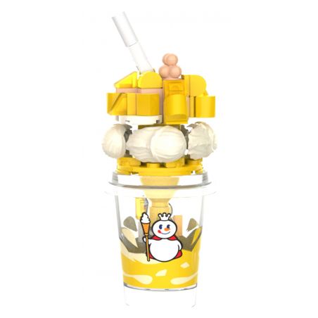 JAKI XWZB-23040 23040 XWZB23040 non  MIXUE BINGCHEN CHÉN XOÀI NGỌT NGÀO bộ đồ chơi xếp lắp ráp ghép mô hình