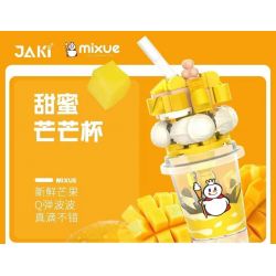 JAKI XWZB-23040 23040 XWZB23040 non  MIXUE BINGCHEN CHÉN XOÀI NGỌT NGÀO bộ đồ chơi xếp lắp ráp ghép mô hình