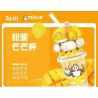 JAKI XWZB-23040 23040 XWZB23040 non  MIXUE BINGCHEN CHÉN XOÀI NGỌT NGÀO bộ đồ chơi xếp lắp ráp ghép mô hình