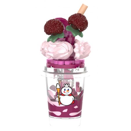 JAKI XWZB-23027 23027 XWZB23027 non  HỖN HỢP BINGTHÀNH TRÀ BAYBERRY NGỌT bộ đồ chơi xếp lắp ráp ghép mô hình