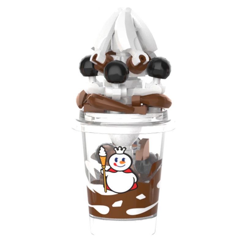 JAKI XWZB-23026 23026 XWZB23026 non  MIXUE BINGCHEN CÚP NGỌC NGỌT NGÀO bộ đồ chơi xếp lắp ráp ghép mô hình